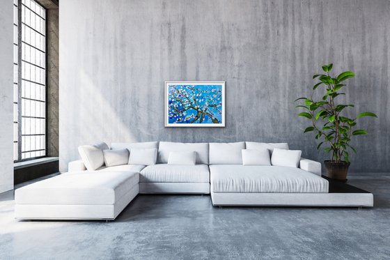 Almond blossom inspired by Vincent Van Gogh