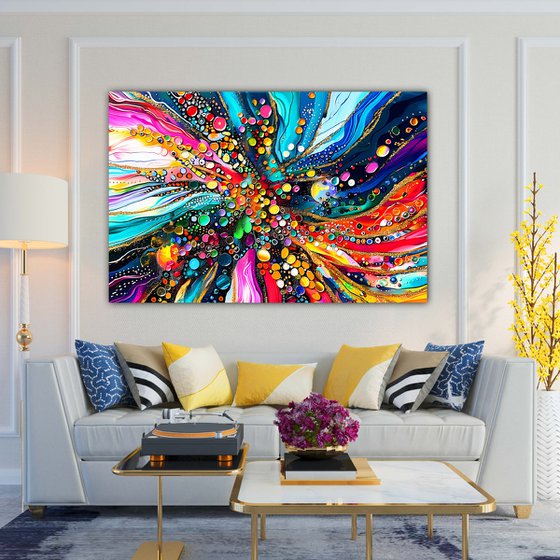 DREAM. Abstract painting