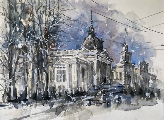 The last snow before spring.