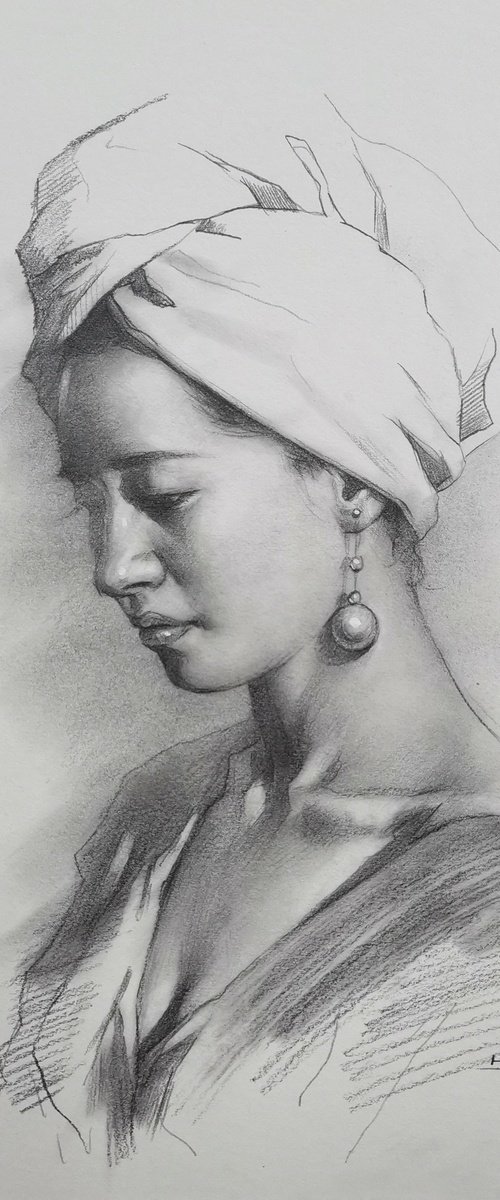 Beautiful bather 2 by Hongtao Huang