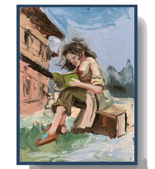 Reading girl. #2 by Vita Schagen