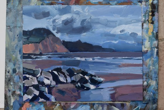 Sidmouth beach in Devon