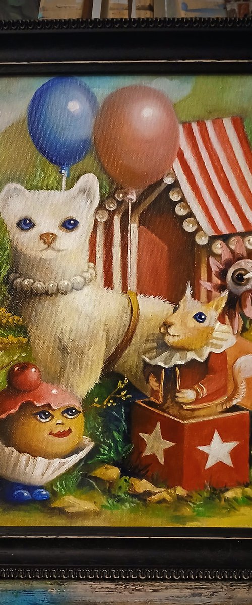 Small circus in the mountain by Valentina Toma' aka Zoe Chigi