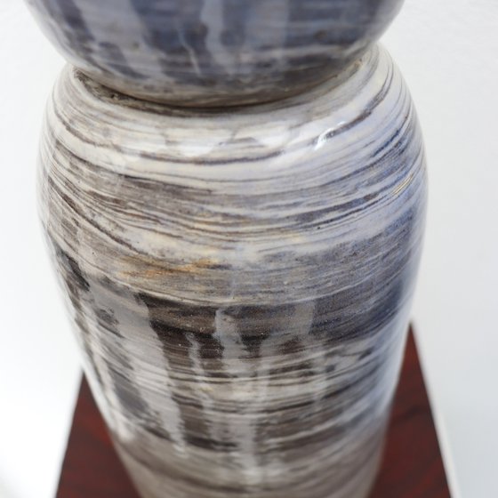 Abstract ceramic sculpture