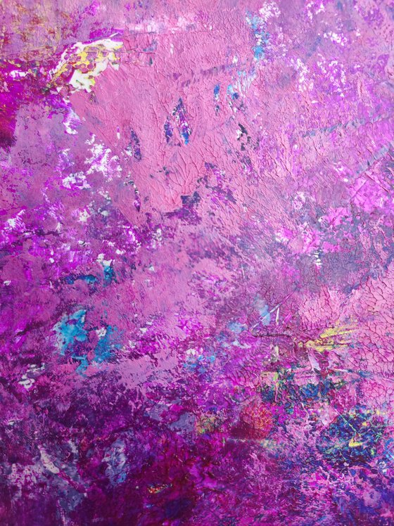 Bouquet in a blue vase