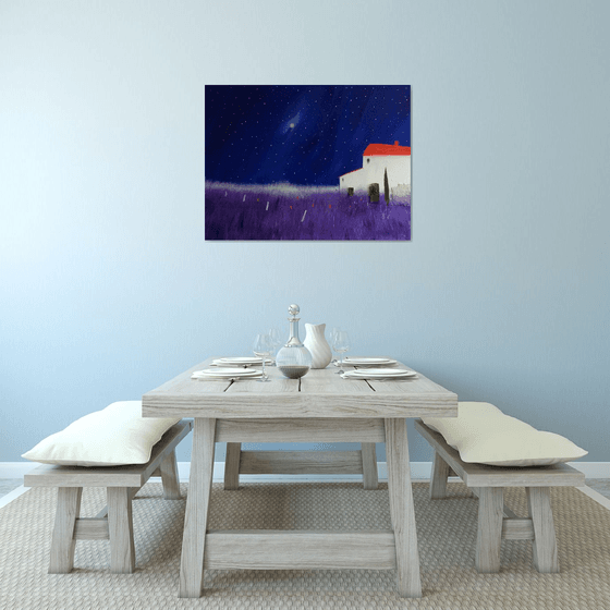 “Midnight In Provence” 102x77x2cm