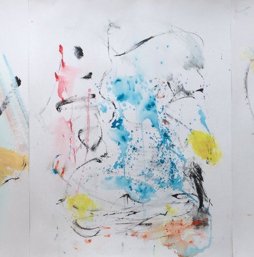 Mikado (Triptych) by Christel Haag