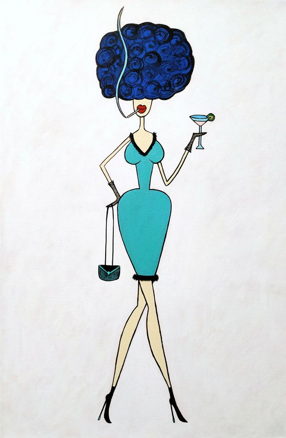 Madame with cocktail