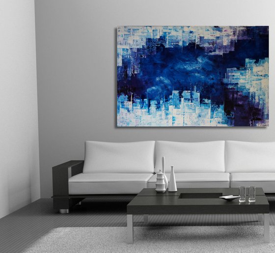 The Big Blue Beyond (150 x 100 cm) XXXL (60 x 40 inches)