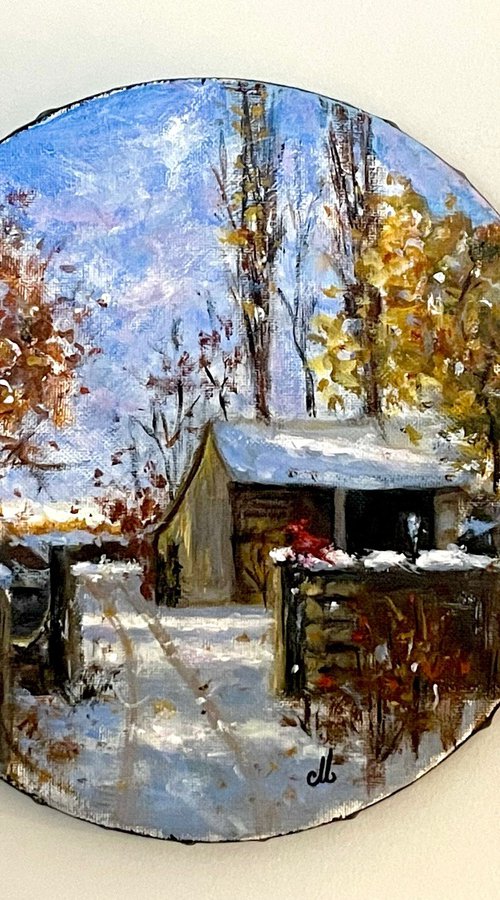 A song beneath the snow.. by Cristina Mihailescu