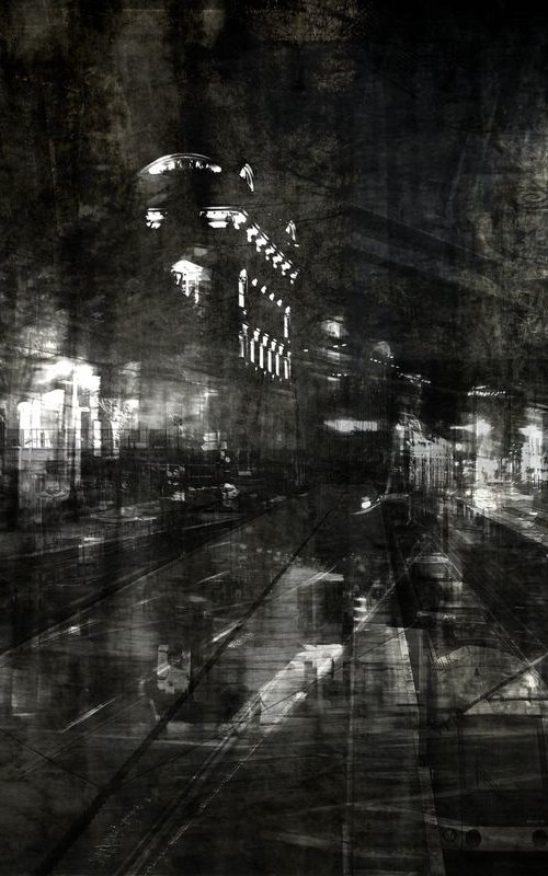 Traffic Nocturne by Philippe berthier