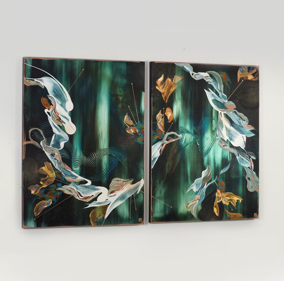 Through The Eons Diptych