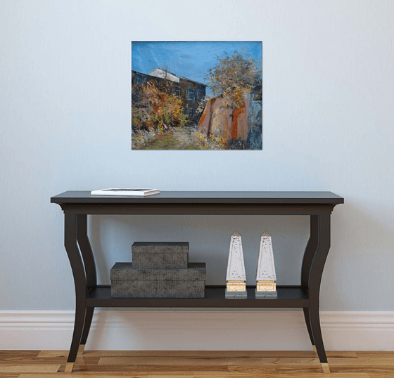 Landscape 50x60cm, oil/canvas