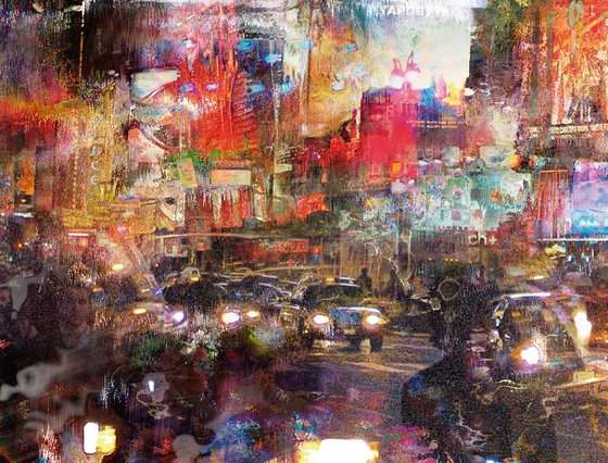 Times square 3/XL large original artwork