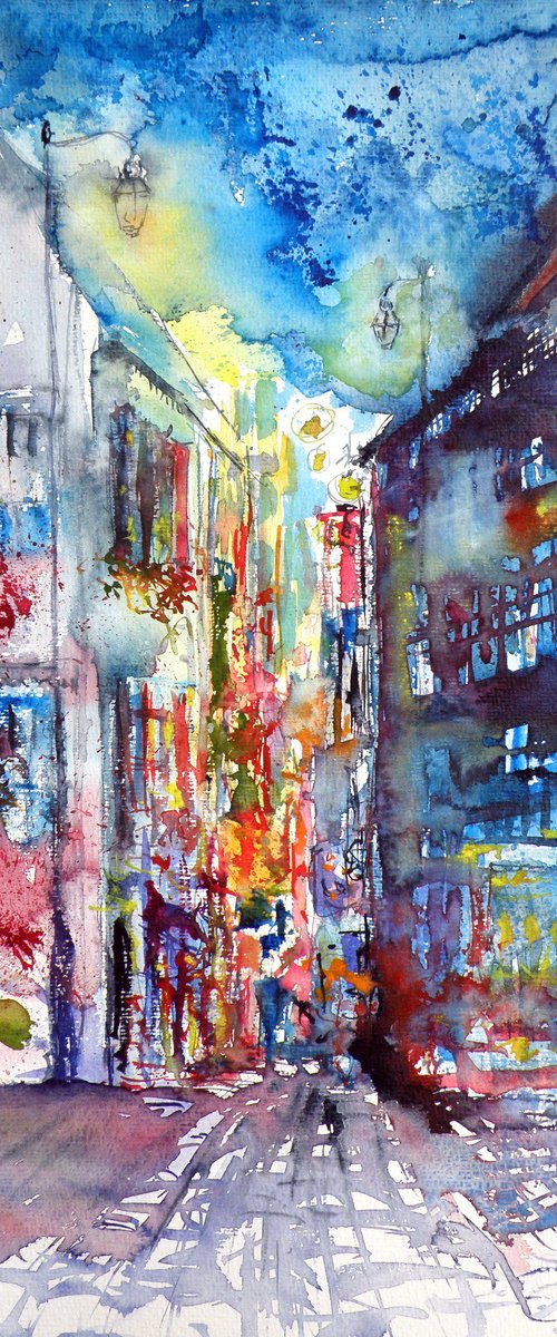 Street at night by Kovács Anna Brigitta