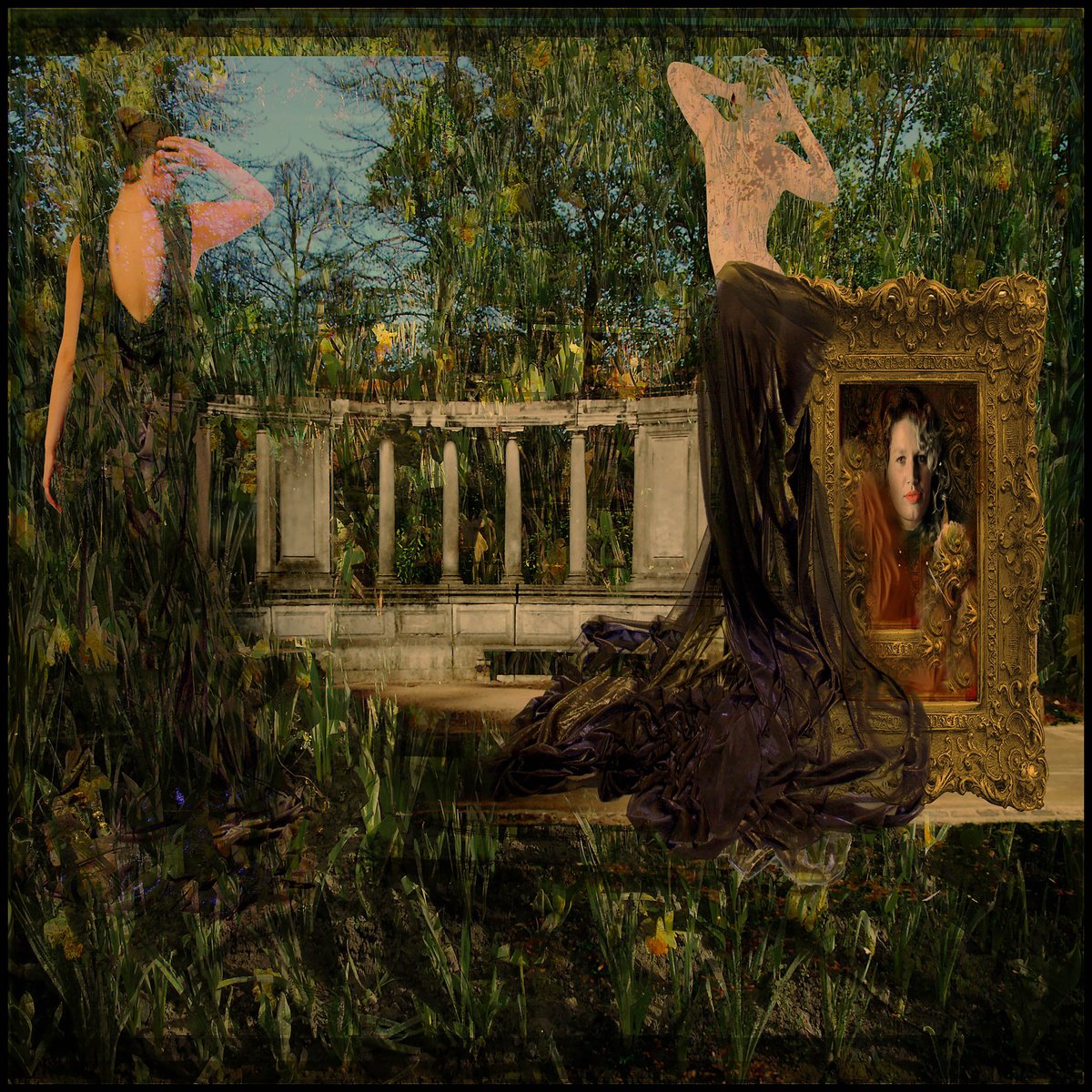 Organic Portrait Photograph By Geert Lemmers Fpa, 31 X 31, A Contemporary Greek Tragedy, Original Artwork