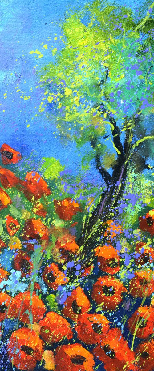Red poppies 5623 by Pol Henry Ledent