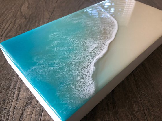 White Sand Beach #37 Seascape Ocean Lover Gift idea