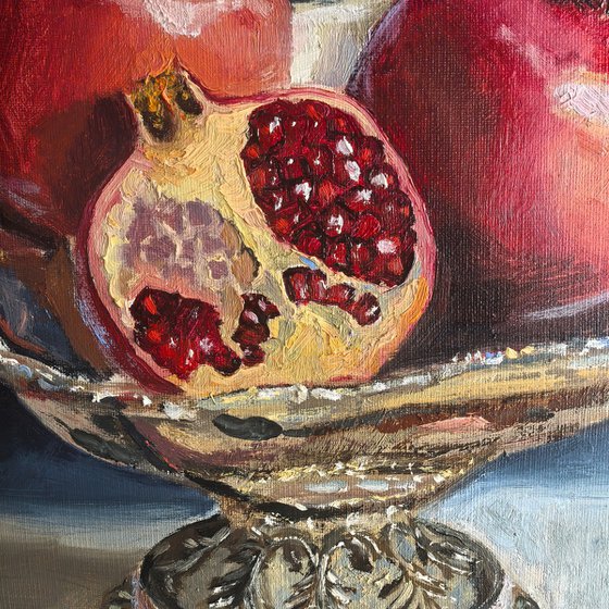 Pomegranates and lemons