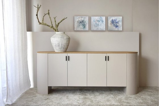 White little stories - triptych