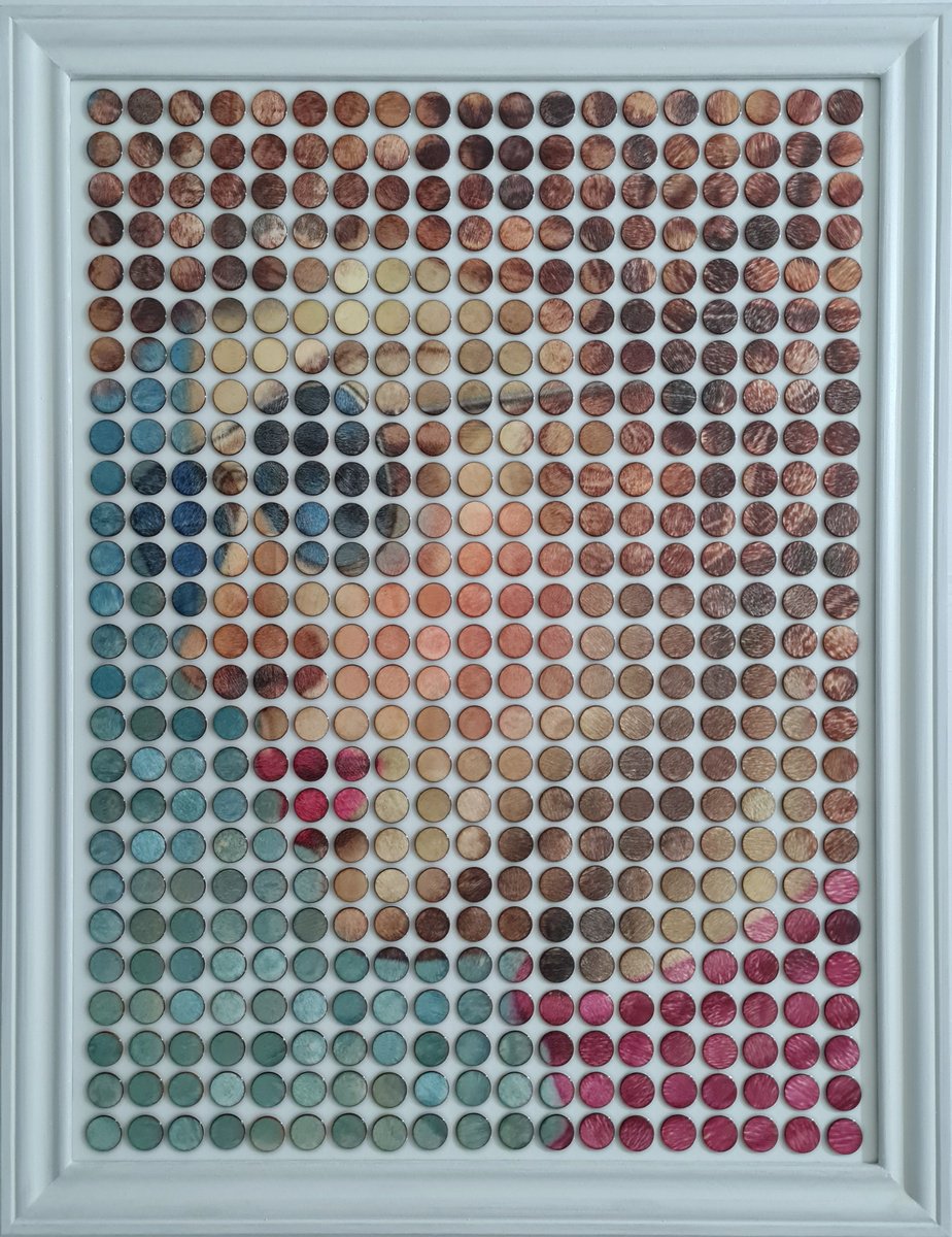 Impressionistic Collage , I Should Dance For Joy (N.724) - Dot Art By Alessio Mazzarulli, 27 X 35, Artwork For Sale On Artfinder