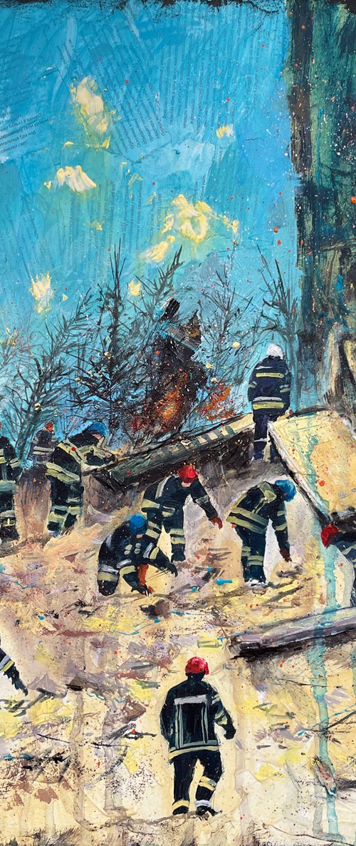 Rescuers of the State Emergency Service of Ukraine by Bogdan Shiptenko