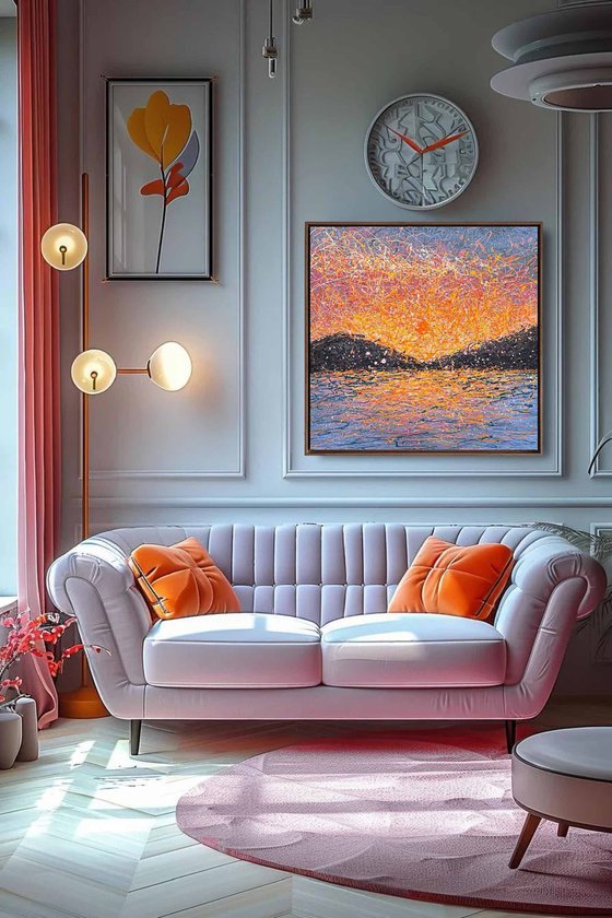 When Stillness Becomes Love - framed