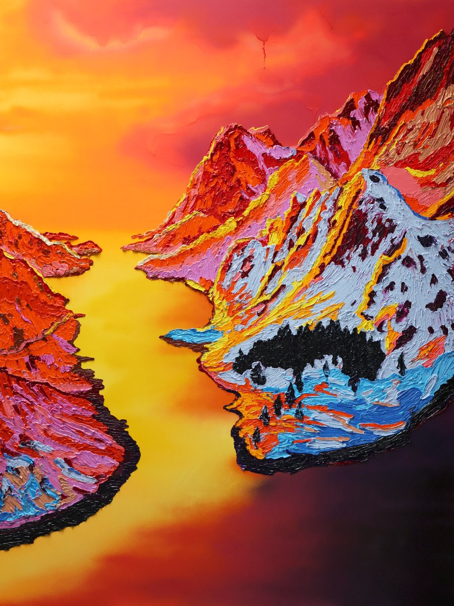 Fjord Sunset by Dominic-Petru Virtosu