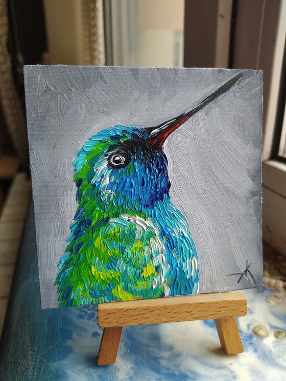 Bird - oil painting