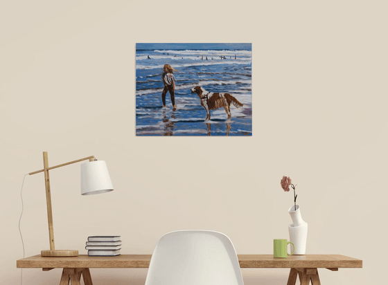 Looking into the sea