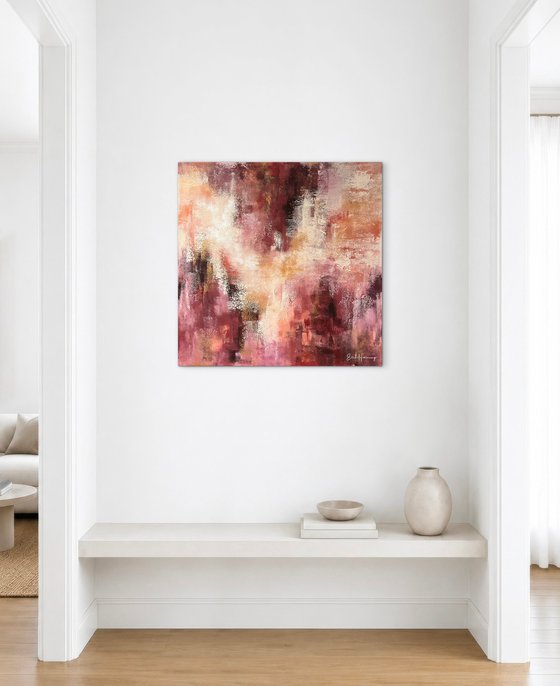 Blushed Earth - Abstract painting