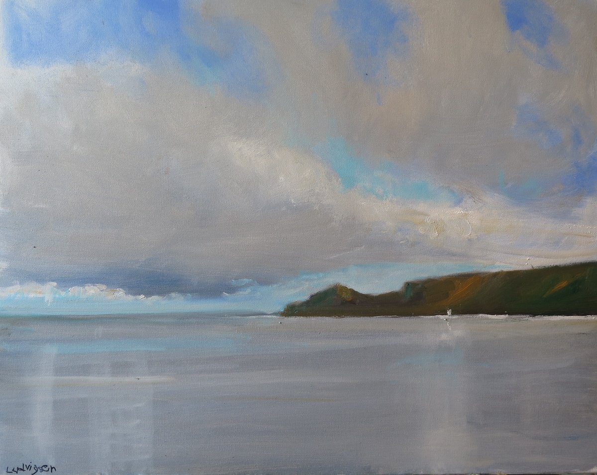 Runswick Bay, November 7. by Malcolm Ludvigsen
