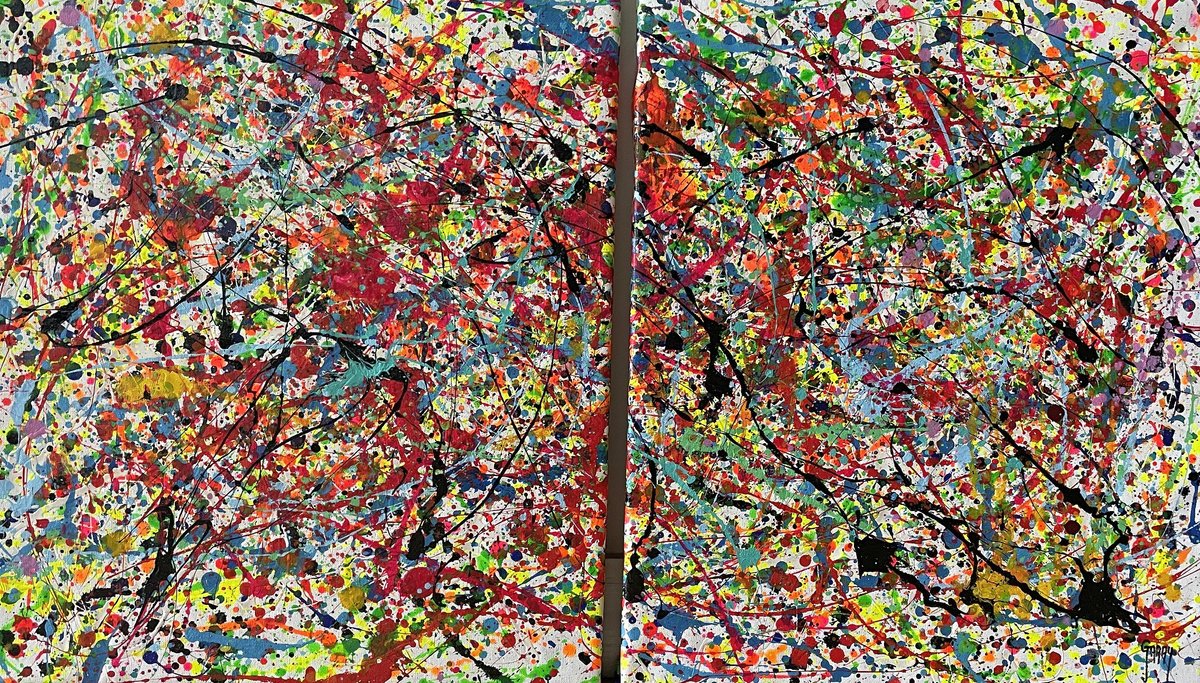 Chromatic Movement 04 By Juan Jose Garay, 36 X 22, Artwork For Sale On Artfinder