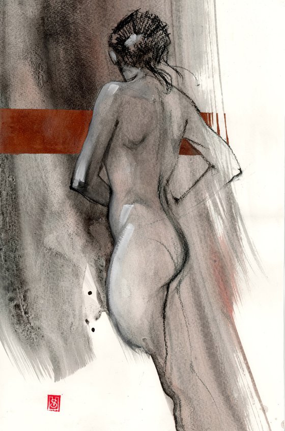 Nude life drawing 090