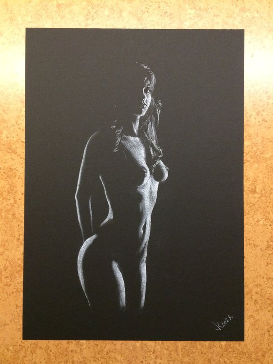 Nude noir #280 (21X29)cm