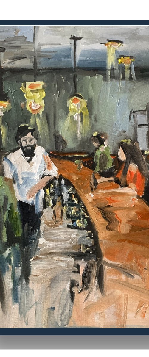 Evening at the Bar. by Vita Schagen