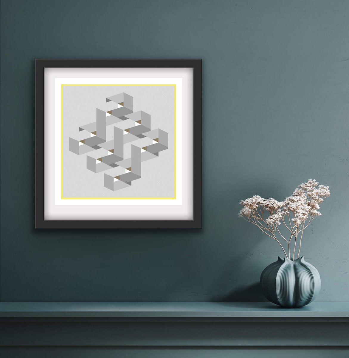 Simple 3 (Geometric Print)?(2021) by Marya Matienko