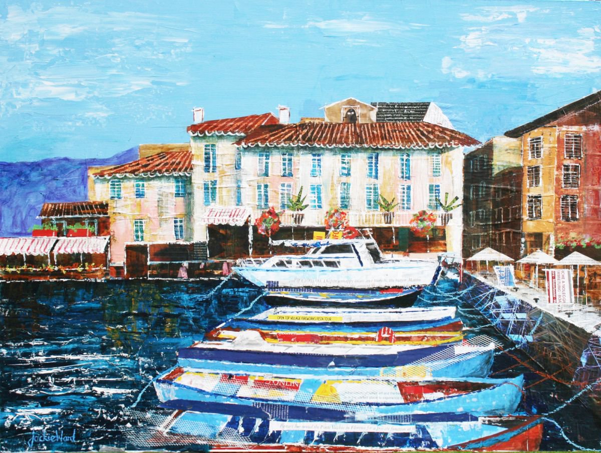 Malcesine, Lake Garda By Jackie Ward, 40 X 32, Artwork For Sale On Artfinder