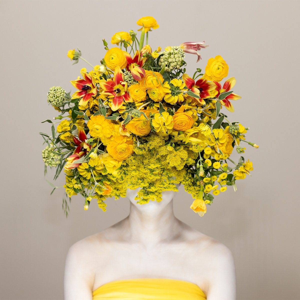 Surrealistic Portrait Photograph By Ziesook You, 20 X 20", Scent Of Texas 04192025, Original Artwork