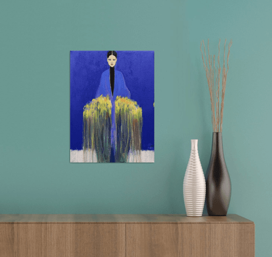 Woman with a Flowers