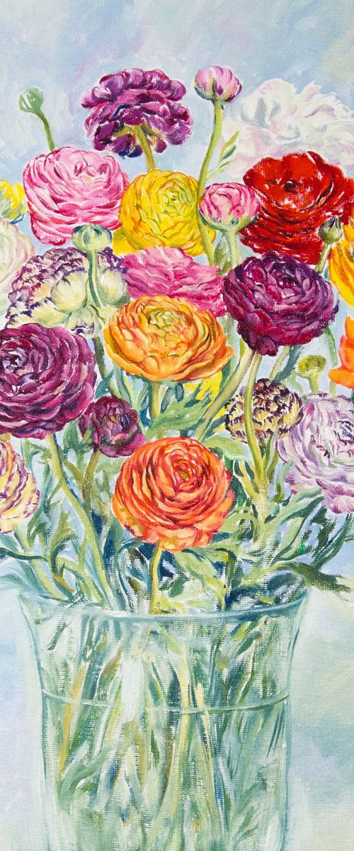 Ranunculus bouquet by Daria Galinski
