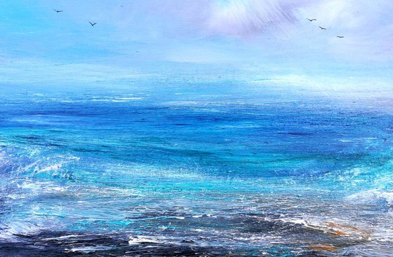 Hell Bay, Bryher, Isles of Scilly - Large, Wave Art, Seascape,