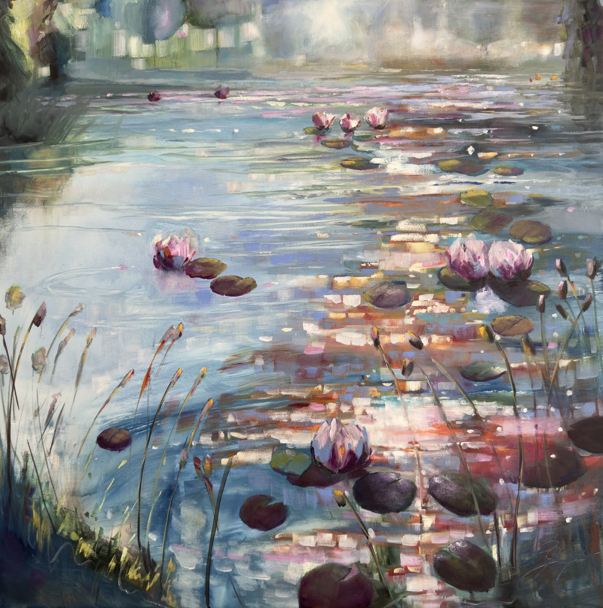 Lilies Dance 3 by Sandra Gebhardt-Hoepfner