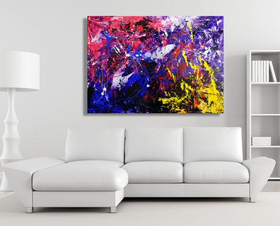 Battling Souls (140 x 100 cm) XXL (56 x 40 inches)