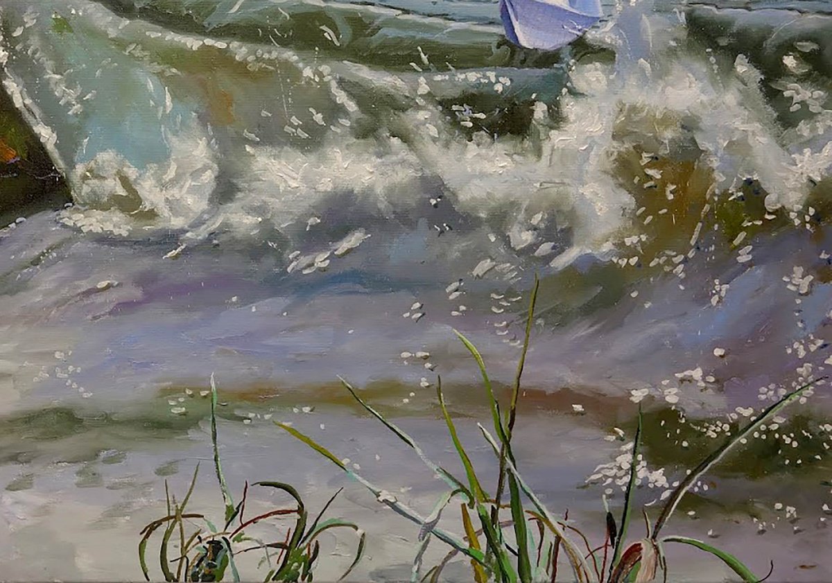 Photorealistic Landscape Giclee Print By Anatolii Varvarov, 28 X 20, The Ark, Original Artwork