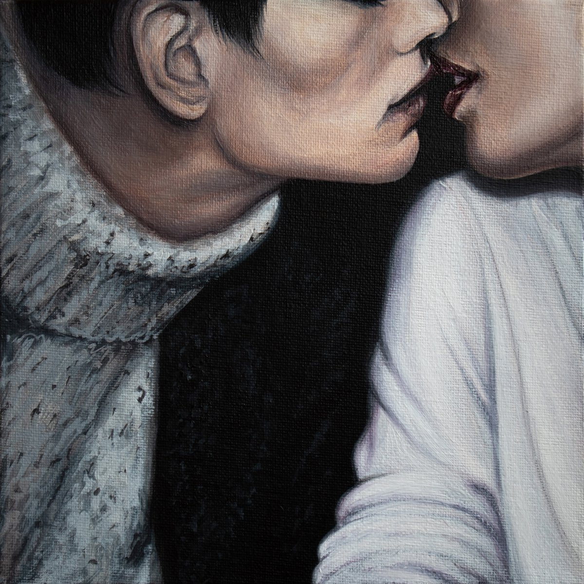 First | 20*20*3.7 cm | Portrait of a couple by Lada Ziangirova