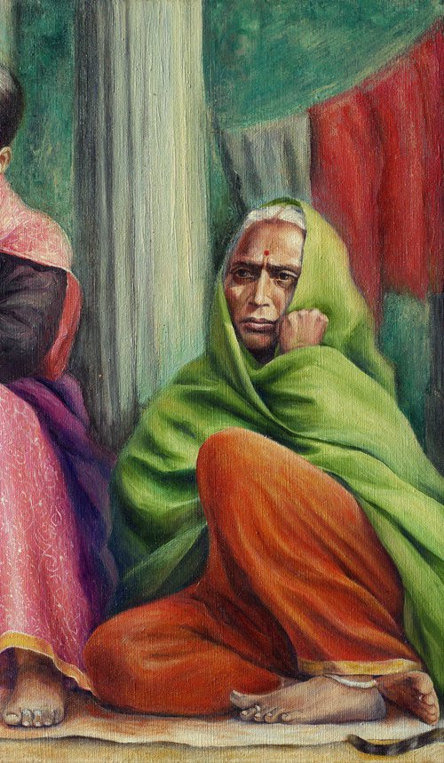 Women Of Varanasi by Kateryna Goncharova