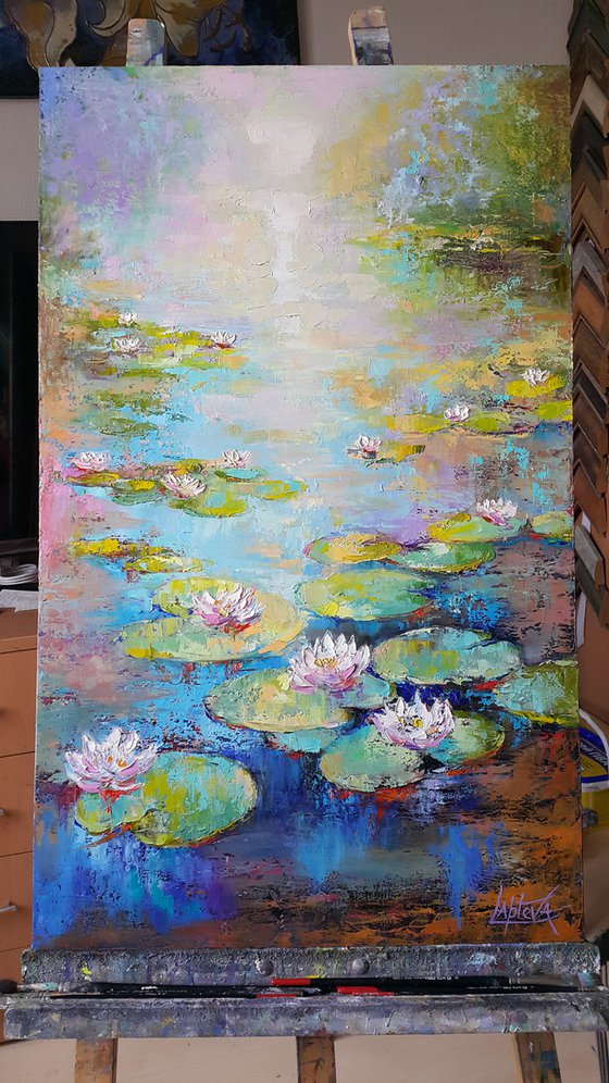 Morning Pond Water lilies