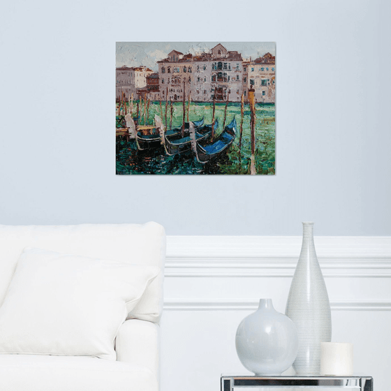 Gondolas in Venice