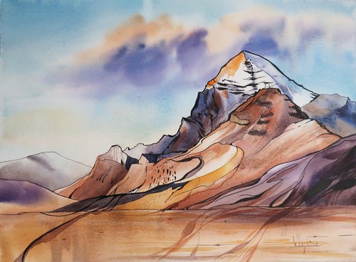 Mount Kailash. Tibet. by Alla Vlaskina